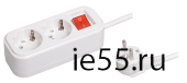 Удлинитель У02В 2 места 2Р+РЕ/5.0 метра 3х1мм2 16А/250В CLASSIC IEK