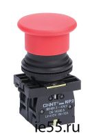 Кнопка управления NP2-BL31 без подсветки, зеленая, 1НО IP40 (CHINT)