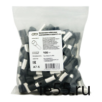 Наконечник штыревой втулочный изолированный НШВИ 25.0-16 (E25-16) (100шт/упак) ЭНЕРГИЯ