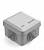 Коробка распаячная для наружнего монтажа с защелкивающейся крышкой, 4 гермоввода, 70х70х4 101003303