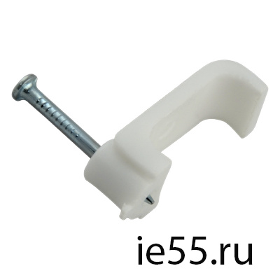 Cкоба крепёжная  7 мм 1/100шт/пакет (квадр) ЭНЕРГ