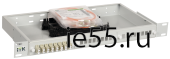 ITK 1U кросс укомплектованный: SC (duplex) 4шт;  (OM2)
