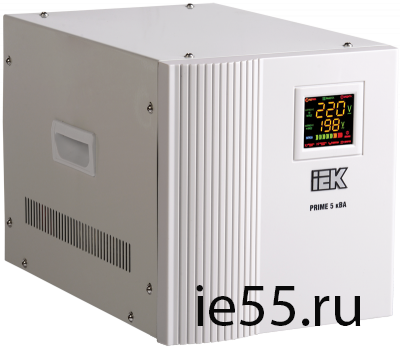 Стабилизатор напряжения переносной серии Prime 5 кВА IEK восстановленный