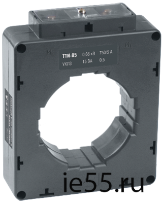 Трансформатор тока ТТИ-85 1000/5А 15ВА класс 0,5S IEK