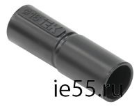 Муфта труба-труба GI16G IEK черный