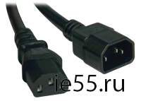 ITK Кабель электропитания PDU 3х1,5 1М с разъёмами С19-C20