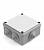 Коробка распаячная для наружного монтажа, RAL 7035, 6 гермовводов, 100х100х50мм, IP44 сер 101003306