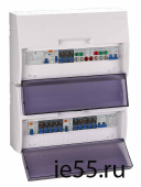 Модульный корпус пластиковый NX2-8 , 1 ряд, 8 модулей   (CHINT)