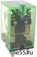 Промежуточное реле с кнопкой тестирования NJDC-17(D)/4ZS  4 конт. с инд. LED 3А DC12В (CH 101002140