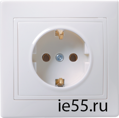 РС10-3-КБ Роз. 1мес. c з/к без з/ш 16А кер. КВАРТА бел. IEK