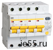 Диф.автомат АД14 4Р 40А 100мА ИЭК