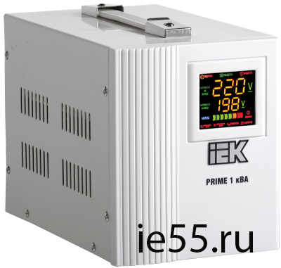 Стабилизатор напряжения переносной серии Prime 1 кВА IEK восстановленный