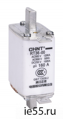 Плавкая вставка предохранителя RT36-2-400, габарит 2, 355А (CHINT)