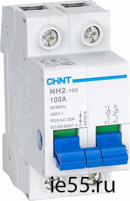 Выключатель нагрузки NH2-125 2P 32A (CHINT)