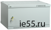 ITK Шкаф LINEA WE 6U 600x650мм дверь металл серый