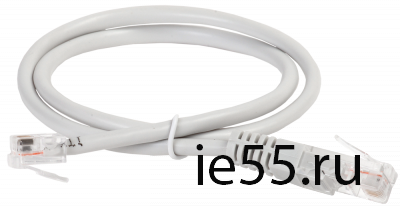 ITK Коммутац. шнур (патч-корд), RJ45-RJ12, 1,5м, серый