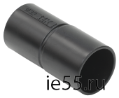 Муфта труба-труба GI32G IEK черный (5 шт/комп)