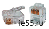 ITK Разъём RJ12 UTP для кабеля кат.3 6P4C