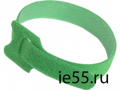 Хомут-липучка ХКл 14х135мм зеленый (100шт) IEK