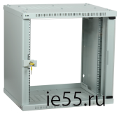 ITK Шкаф LINEA WE 9U 550x350мм дверь стекло серый