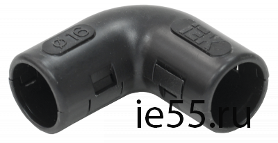 Поворот открывающийся на 90гр. CI16G IEK черный