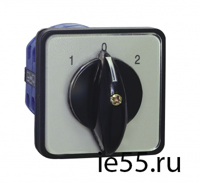 Кулачковый переключатель LW32-25/C22/2 , 25А, 2Р, "1-2" (CHINT)