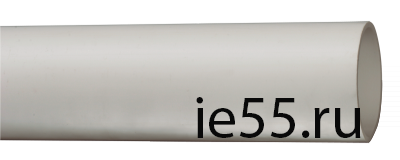 Труба гладкая жесткая ПВХ d63 ИЭК серая (15м),3м