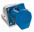 Розетка стационарная ССИ-113 2Р+РЕ 16А 200-250В IP44 IEK