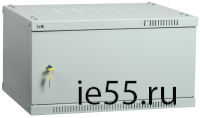 ITK Шкаф LINEA WE 6U 600x600мм дверь металл серый