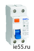 Устройство защитного отключения(УЗО) NL1-100 S 4P 80A 300mA 10kA тип AC (R) (CHINT)