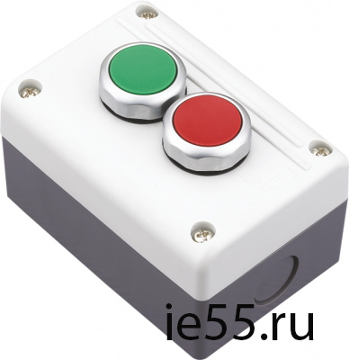 Кнопочный пост NPH1-3005, 1НО+1НЗ +сигн.лампа, АС/DC24В (CHINT)