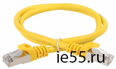 ITK Коммутационный шнур (патч-корд), кат.5Е FTP, 1,5м, желтый