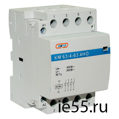 Модульный контактор КМ63\4-63 ЭНЕРГИЯ