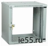 ITK Шкаф LINEA WE 12U 600x650мм дверь стекло серый