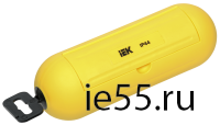 Бокс для защиты кабельного соединения IP44 желтый IEK