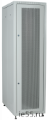 ITK Шкаф LINEA E 33U 600х1000мм двери 2шт перф. и метал. сер