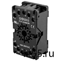 Разъем для реле PYF-029BE/M монтажная колодка с винтовыми клеммами для 2-контактного реле с круглым