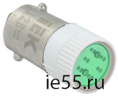 Лампа сменная  зеленая матрица/12В  ИЭК