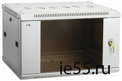 ITK Шкаф LINEA W 12U 600x450 мм дверь стекло, RAL7035
