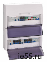 Модульный корпус пластиковый NX2-18 , 1 ряд, 18 модулей  (CHINT)