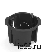 Коробка установочная  D65x45мм  для скрытого монтажа в кирпичных стенах (с саморезами), с 101003286