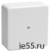 Коробка КМ41222-05 распаячная для о/п 100х100х44 мм дуб (6 клемм 6 мм2)