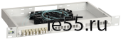 ITK 1U кросс укомплектованный: SC (Simplex) 8шт;  (OM3)