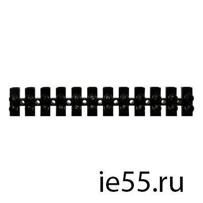 Зажимы  H.F.W.  10 А -   10 мм  черн  ЭНЕРГИЯ