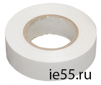 Изолента 0,18х19 мм белая 20 метров ИЭК