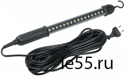 Светильник LED переносной ДРО 2061 IP54 шнур 5м черный IEK