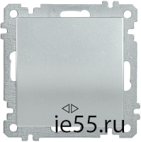 ВС10-1-3-Б Выключатель 1 клав. пер. 10А BOLERO серебр. IEK
