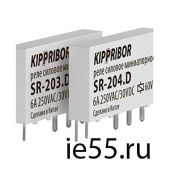 Реле промежуточное SR-204.D 1-конт., 60VDC, 6A при 250V