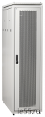 ITK Шкаф сетевой 19" LINEA N 42U 600х1000 мм перфорированная передняя дверь серый