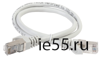 ITK Коммутационный шнур (патч-корд), кат.6А S/FTP, LSZH, 2м, серый